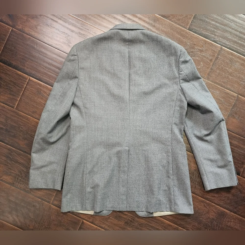 Downing and Dent Mens Grey Suit Jacket Blazer